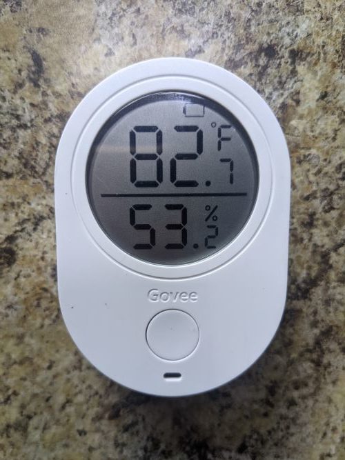 Govee RV temperature monitor