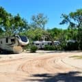 RVs at a campground