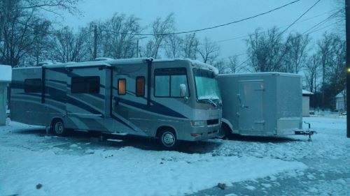 lack of RV skirting in the winter