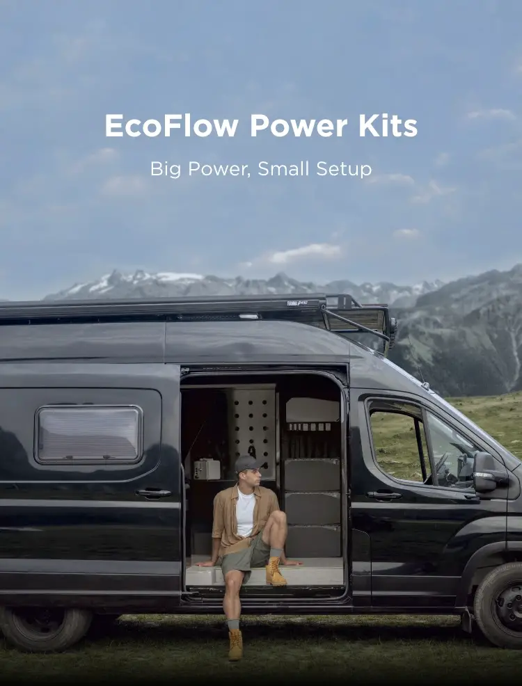 EcoFlow RV solar power setup