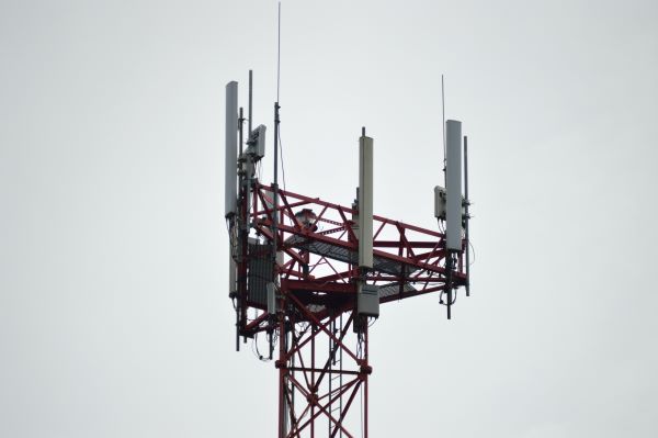 Crowded cell towers, like this one, can slow your RV internet options.